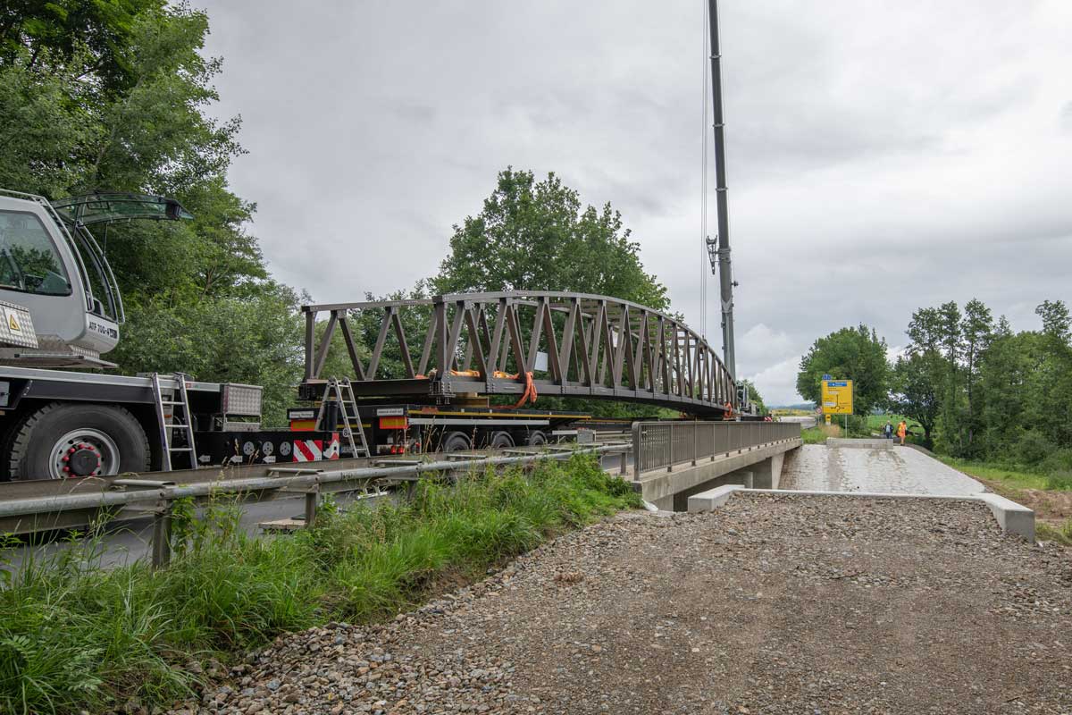 Brücke über Bogenbach Bärndorf b. Bogen Bild 1