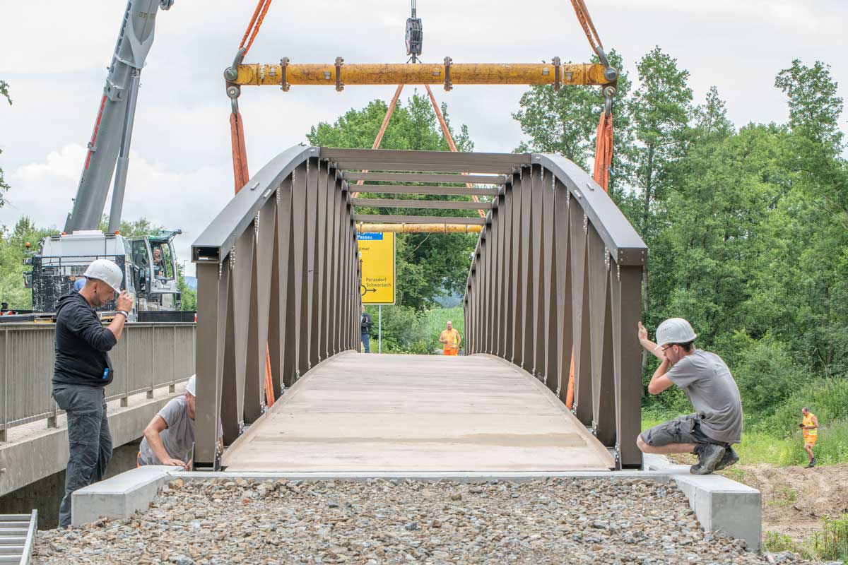 Brücke über Bogenbach Bärndorf b. Bogen Bild 6